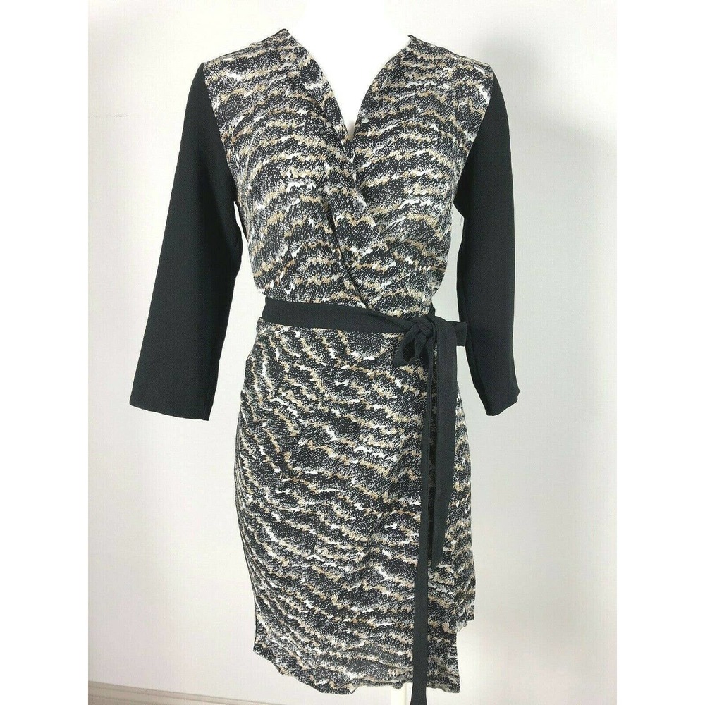 RAG & BONE 'Leighton Print 3/4 Sleeves Wrap Dress - Picture 1 of 7